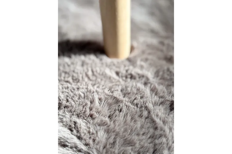 Heaven Ryematte Antrasitt Rund 160 - Antrasitt - Tekstiler & tepper - Teppe & matte - Moderne matte - Ryetepper