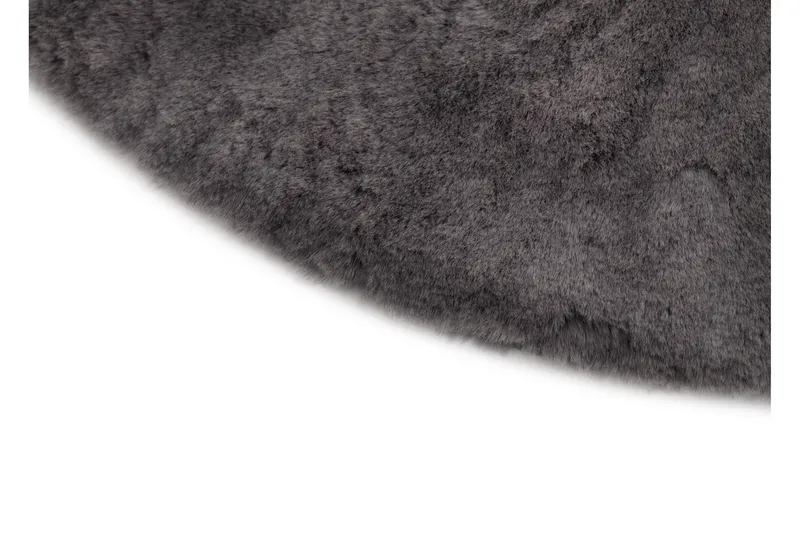 Heaven Ryematte Antrasitt Rund 160 - Antrasitt - Tekstiler & tepper - Teppe & matte - Moderne matte - Ryetepper