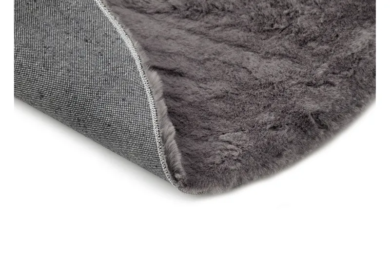 Heaven Ryematte Antrasitt Rund 160 - Antrasitt - Tekstiler & tepper - Teppe & matte - Moderne matte - Ryetepper