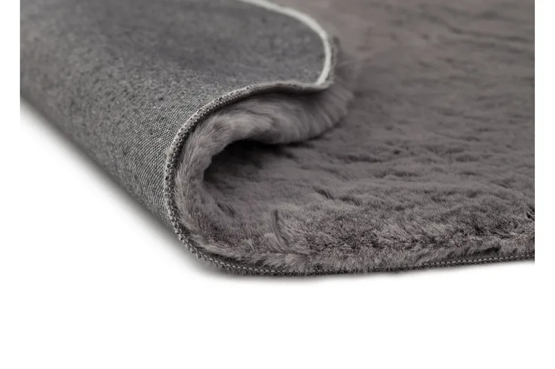 Heaven Ryematte Antrasitt Rund 160 - Antrasitt - Tekstiler & tepper - Teppe & matte - Moderne matte - Ryetepper