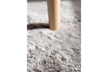 Heaven Ryematte Grå Rund 120 - Grå - Tekstiler & tepper - Teppe & matte - Moderne matte - Ryetepper