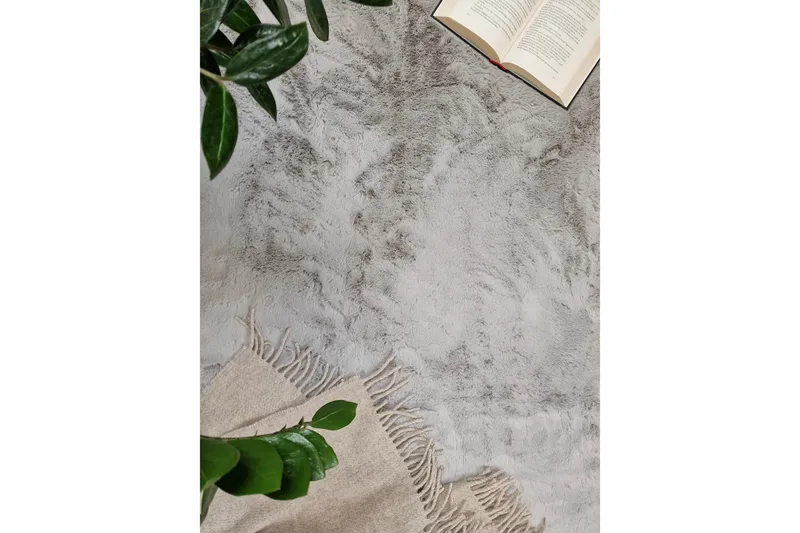 Heaven Ryematte Grå Rund 160 - Grå - Tekstiler & tepper - Teppe & matte - Moderne matte - Ryetepper