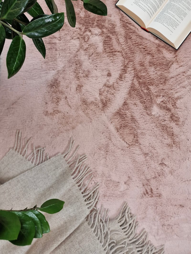 Heaven Ryematte Rosa 60 * 120 - Rosa - Tekstiler & tepper - Teppe & matte - Moderne matte - Ryetepper