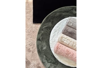 Heaven Ryematte Rosa rund 80 - Rosa - Tekstiler & tepper - Teppe & matte - Moderne matte - Ryetepper