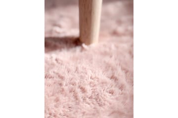 Heaven Ryematte Rosa rund 80 - Rosa - Tekstiler & tepper - Teppe & matte - Moderne matte - Ryetepper