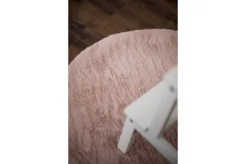 Heaven Ryematte Rosa rund 80 - Rosa - Tekstiler & tepper - Teppe & matte - Moderne matte - Ryetepper