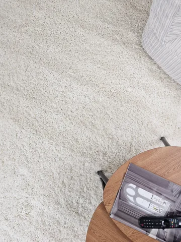 Lounge Ryeteppe 160x230 cm Rektangulær - Hvit - Tekstiler & tepper - Teppe & matte - Moderne matte - Ryetepper