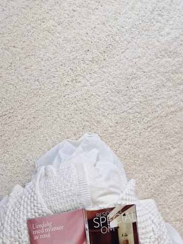 Lounge Ryeteppe 160x230 cm Rektangulær - Hvit - Tekstiler & tepper - Teppe & matte - Moderne matte - Ryetepper