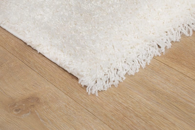 Lounge Ryeteppe 160x230 cm Rektangulær - Hvit - Tekstiler & tepper - Teppe & matte - Moderne matte - Ryetepper