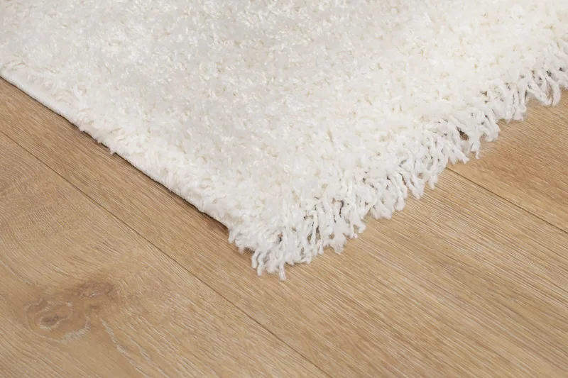 Lounge Ryeteppe 160x230 cm Rektangulær - Hvit - Tekstiler & tepper - Teppe & matte - Moderne matte - Ryetepper