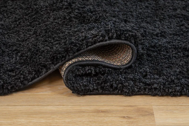 Lounge Ryeteppe 240x340 cm Rektangulær - Svart - Tekstiler & tepper - Teppe & matte - Moderne matte - Ryetepper