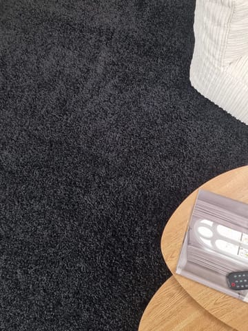 Lounge Ryeteppe 240x340 cm Rektangulær - Svart - Tekstiler & tepper - Teppe & matte - Moderne matte - Ryetepper