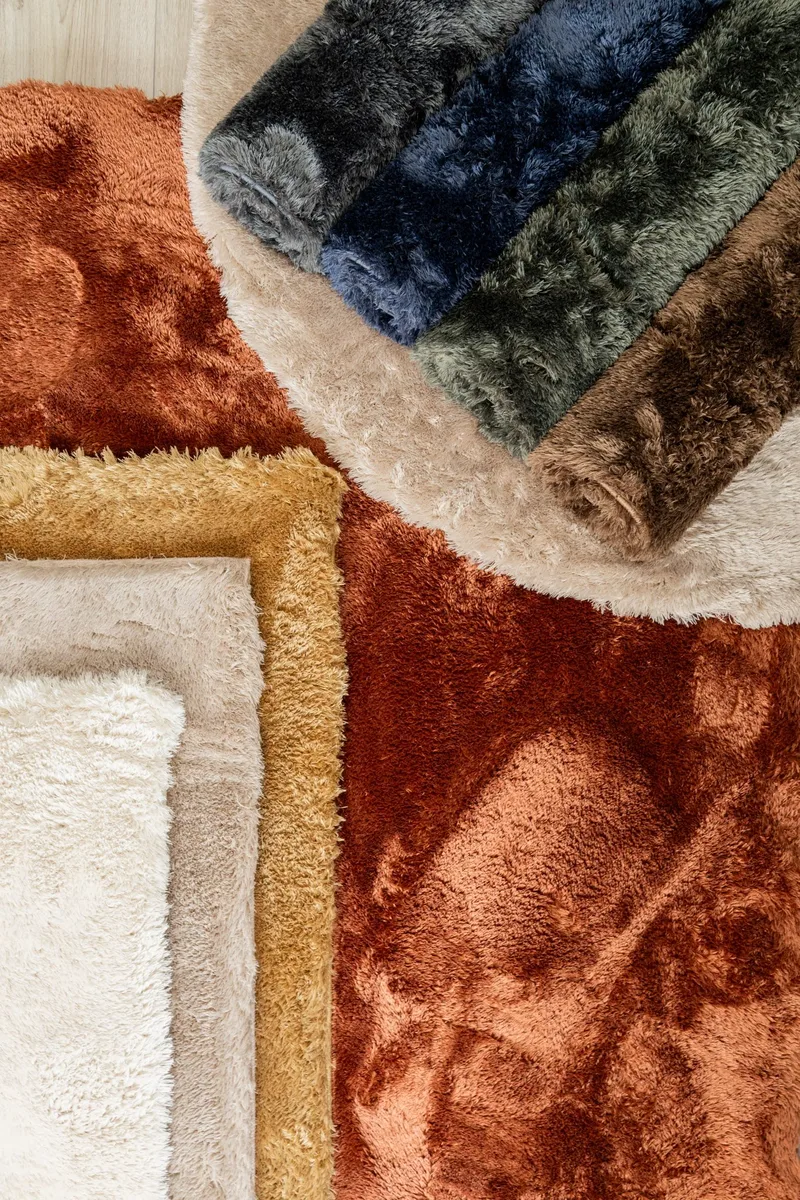 Maskinvevd teppe KM Home Novelle 160x230 Fløyelsgrønn - Fløyelsgrønn - Tekstiler & tepper - Teppe & matte - Moderne matte - Ryetepper