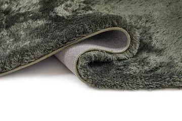 Maskinvevd teppe KM Home Novelle RUNDT 160x160 Fløyelsgrønn - Fløyelsgrønn - Tekstiler & tepper - Teppe & matte - Moderne matte - Ryetepper