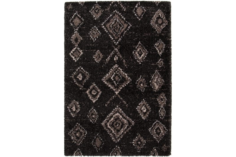 Ryematte Windsor Kilim Rektangulær 160x230 cm - Svart - Ryetepper