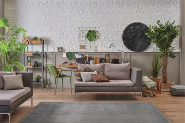 Sheraton Ryematte Rektangulær 160x230 cm - Grå - Tekstiler & tepper - Teppe & matte - Moderne matte - Ryetepper