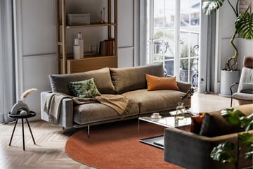 Sheraton Ryematte Rund 120 cm - Terracotta - Tekstiler & tepper - Teppe & matte - Moderne matte - Ryetepper