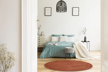 Sheraton Ryematte Rund 120 cm - Terracotta - Tekstiler & tepper - Teppe & matte - Moderne matte - Ryetepper