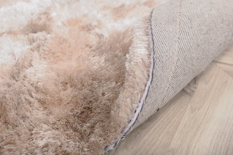 Shiva Ryematte Rund 200 cm - Champagne - Tekstiler & tepper - Teppe & matte - Moderne matte - Ryetepper