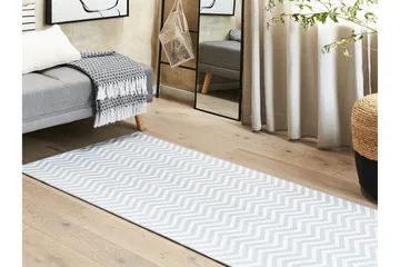 Saikheda Gangmatte 70x200 cm - Svart/hvit - Tekstiler & tepper - Teppe & matte - Moderne matte - Gangmatter