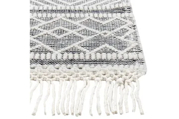Savuca Ullteppe 160x230 cm - Svart/hvit - Tekstiler & tepper - Teppe & matte - Moderne matte - Ullteppe