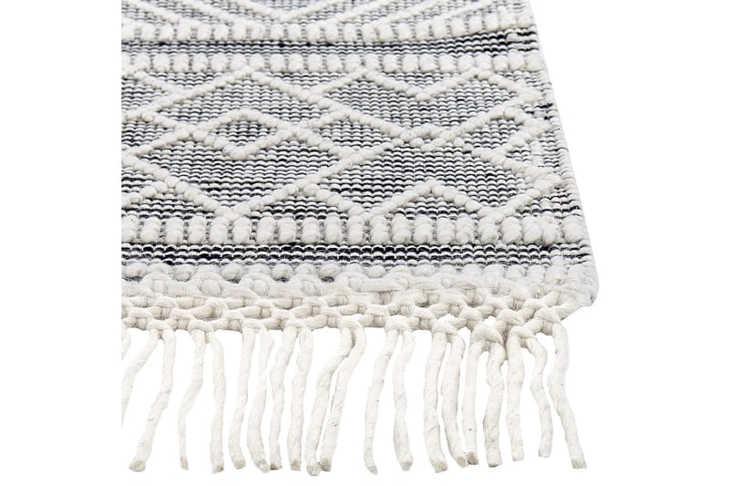Savuca Ullteppe 160x230 cm - Svart/hvit - Tekstiler & tepper - Teppe & matte - Moderne matte - Ullteppe