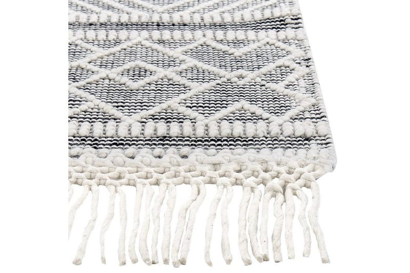 Savuca Ullteppe 160x230 cm - Svart/hvit - Tekstiler & tepper - Teppe & matte - Moderne matte - Ullteppe