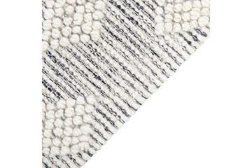Savur Ullteppe 160x230 cm - Svart/hvit - Tekstiler & tepper - Teppe & matte - Moderne matte - Ullteppe