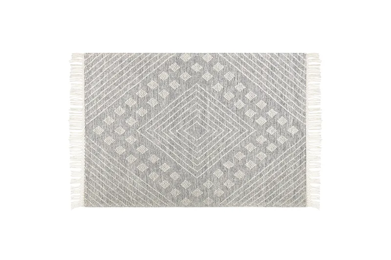 Savur Ullteppe 160x230 cm, Svart/hvit