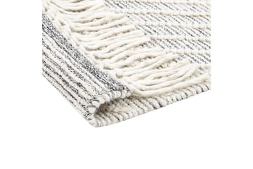 Savur Ullteppe 160x230 cm - Svart/hvit - Tekstiler & tepper - Teppe & matte - Moderne matte - Ullteppe