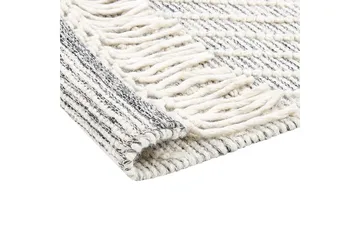 Savur Ullteppe 160x230 cm - Svart/hvit - Tekstiler & tepper - Teppe & matte - Moderne matte - Ullteppe