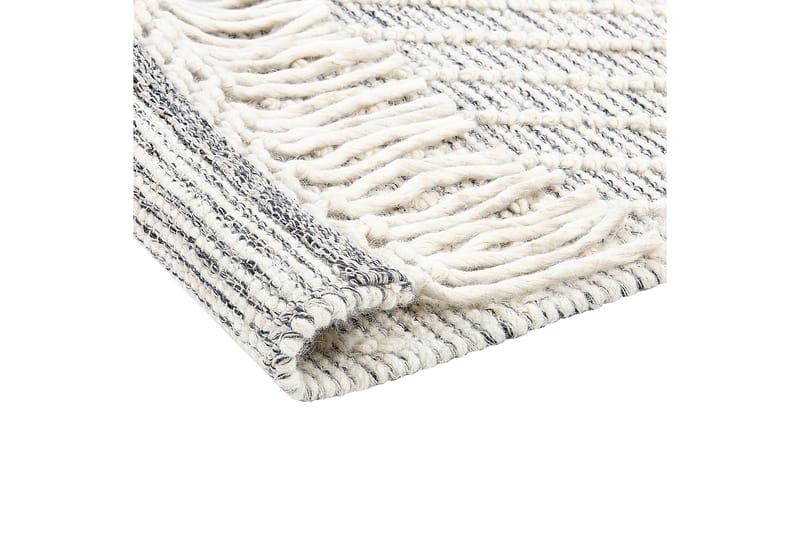 Savur Ullteppe 160x230 cm - Svart/hvit - Tekstiler & tepper - Teppe & matte - Moderne matte - Ullteppe