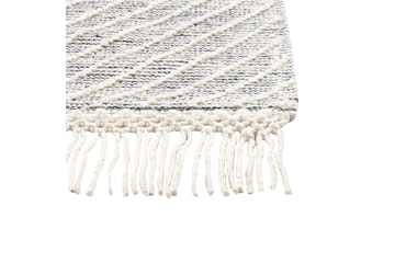 Savur Ullteppe 160x230 cm - Svart/hvit - Tekstiler & tepper - Teppe & matte - Moderne matte - Ullteppe