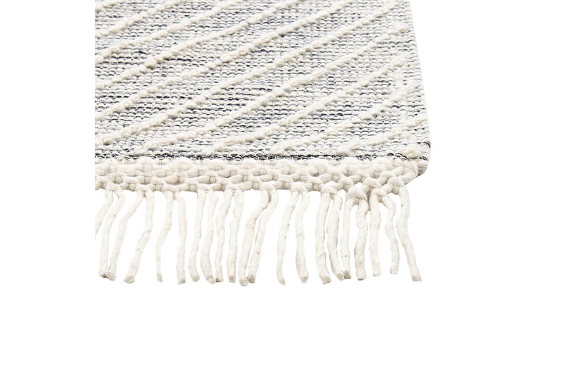 Savur Ullteppe 160x230 cm - Svart/hvit - Tekstiler & tepper - Teppe & matte - Moderne matte - Ullteppe