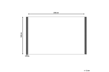 Sazli Bomullsteppe 160x230 cm - Beige - Tekstiler & tepper - Teppe & matte - Moderne matte - Bomullsmatter