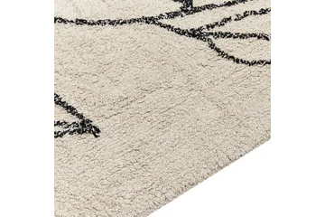 Sazli Bomullsteppe 80x150 cm - Beige - Tekstiler & tepper - Teppe & matte - Moderne matte - Bomullsmatter