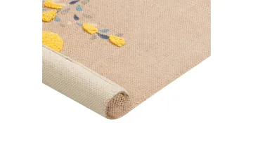 Seai Bomullsteppe 80x150 cm - Beige - Tekstiler & tepper - Teppe & matte - Moderne matte - Bomullsmatter