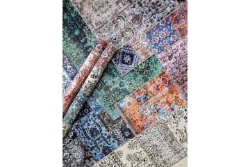 Shiraz Wiltonteppe 80x200 cm Oval - Flerfarget - Tekstiler & tepper - Teppe & matte - Moderne matte - Friezematte