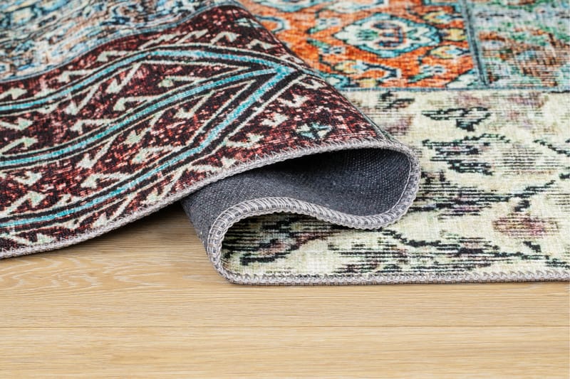 Shiraz Wiltonteppe 80x200 cm Oval - Flerfarget - Tekstiler & tepper - Teppe & matte - Moderne matte - Friezematte