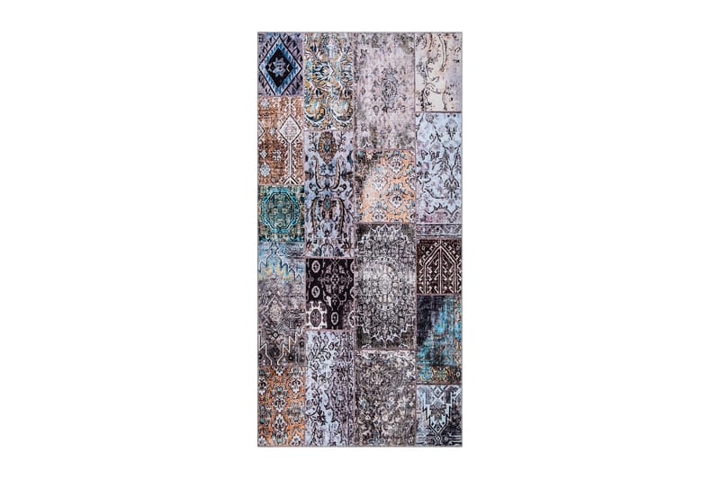 Shiraz Wiltonteppe 80x200 cm Oval - Natur - Tekstiler & tepper - Teppe & matte - Moderne matte - Friezematte