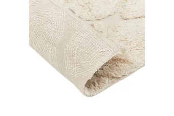 Silchar Bomullsteppe 140x200 cm - Beige - Tekstiler & tepper - Teppe & matte - Moderne matte - Bomullsmatter