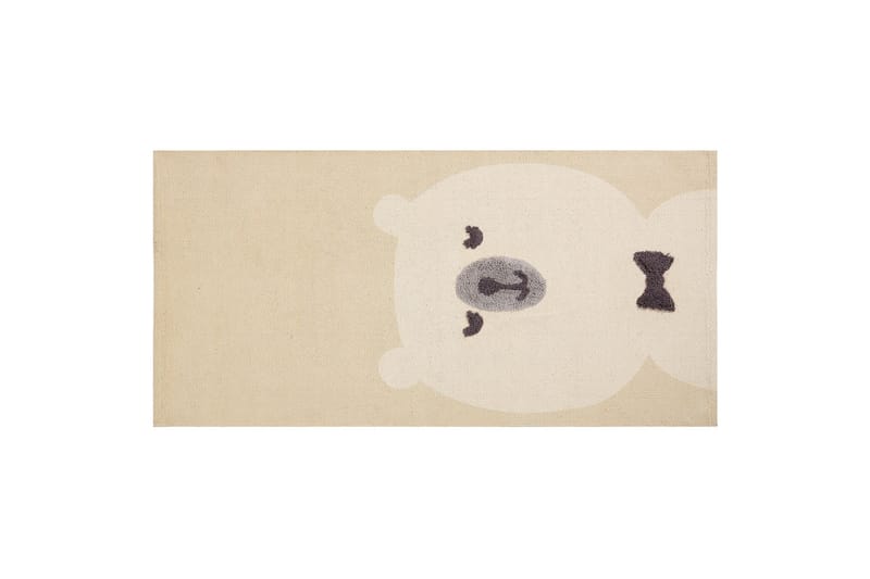 Simau Bomullsteppe 80x150 cm, Beige