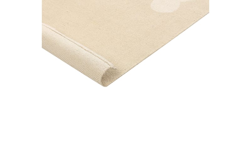 Simau Bomullsteppe 80x150 cm - Beige - Tekstiler & tepper - Teppe & matte - Moderne matte - Bomullsmatter