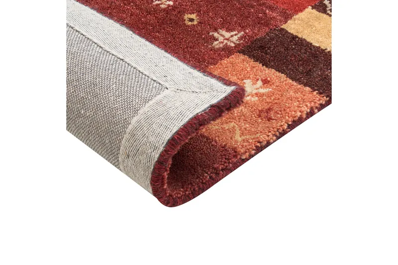 Sinanli Ryeteppe 140x200 cm - Rød - Tekstiler & tepper - Teppe & matte - Moderne matte - Ryetepper