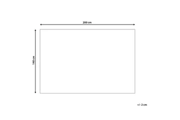 Sinanli Ryeteppe 140x200 cm - Rød - Tekstiler & tepper - Teppe & matte - Moderne matte - Ullteppe