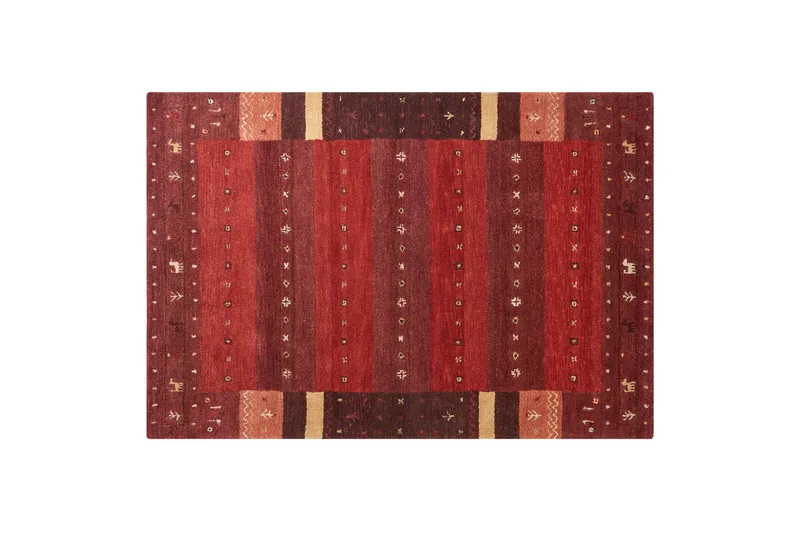 Sinanli Ryeteppe 140x200 cm, Rød