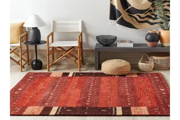 Sinanli Ryeteppe 160x230 cm - Rød - Tekstiler & tepper - Teppe & matte - Moderne matte - Ullteppe