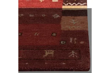 Sinanli Ryeteppe 160x230 cm - Rød - Tekstiler & tepper - Teppe & matte - Moderne matte - Ullteppe