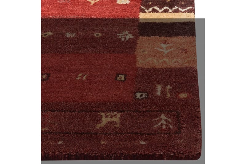 Sinanli Ryeteppe 160x230 cm - Rød - Tekstiler & tepper - Teppe & matte - Moderne matte - Ullteppe