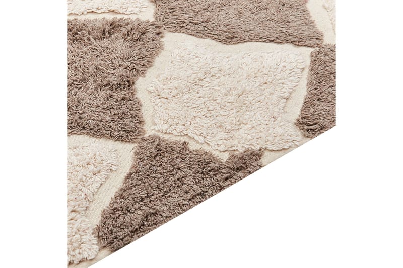 Sinop Bomullsteppe 160x230 cm - Brun - Tekstiler & tepper - Teppe & matte - Moderne matte - Bomullsmatter
